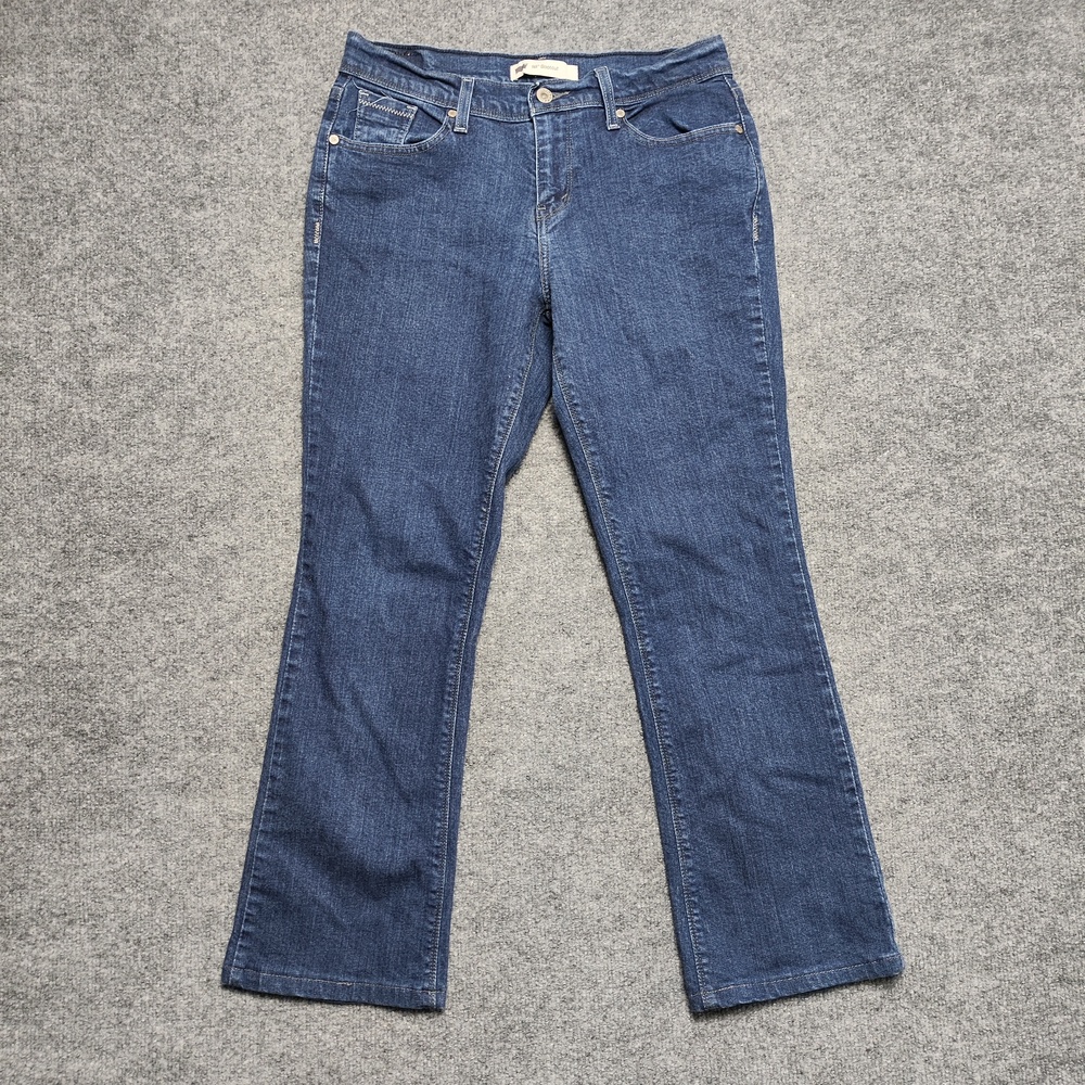 Levis 515 Bootcut Jeans Womens 6 Medium Wash Blue Mid Rise Stretch Denim Classic